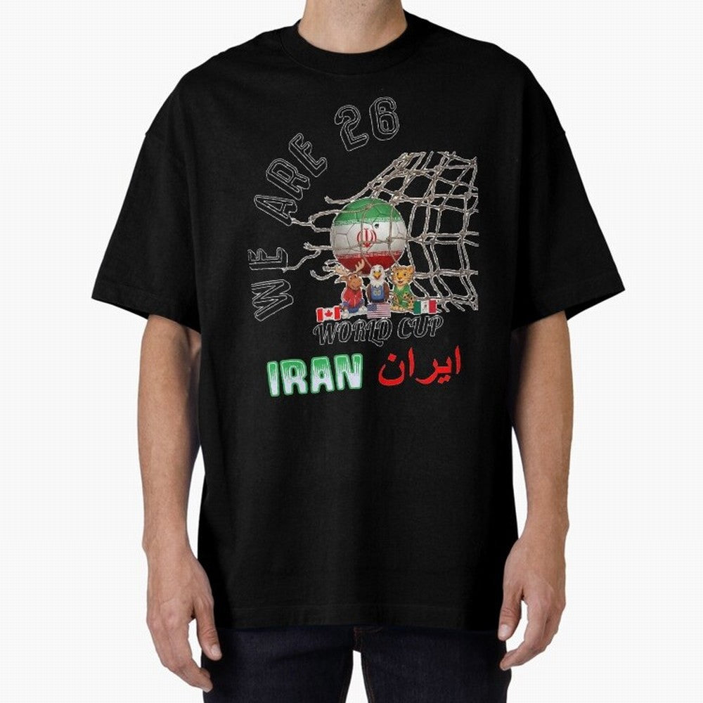 World cup 26 - Iran Classic T-Shirt Capture Stadium Memories from FIFA World Cup 2026 Spirit, Featuring France, Cristiano Ronaldo, Haaland and CR7, Stadium Chants, National Pride, Trophy Dreams and Unforgettable Football Memories; Ideal for