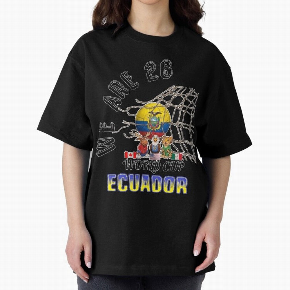 World cup 26 - Ecuador Classic T-Shirt Carry the Colors and Pride of FIFA World Cup 2026 Group Stage Spirit, Inspired by Portugal, Messi, CR7 and Mbappe, Classic Soccer Heritage, Championship Pressure, Fan Loyalty and International Pride; Made for