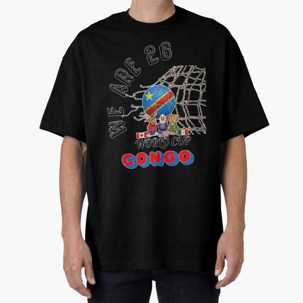 World cup 26 - Congo Classic T-Shirt Bring Bold Fan Energy to Global Football Passion for FIFA World Cup 2026 USA Canada Mexico, Made for Mbappe and Neymar, Spain, Classic Soccer Heritage, Championship Pressure, Fan Loyalty and International Pride;