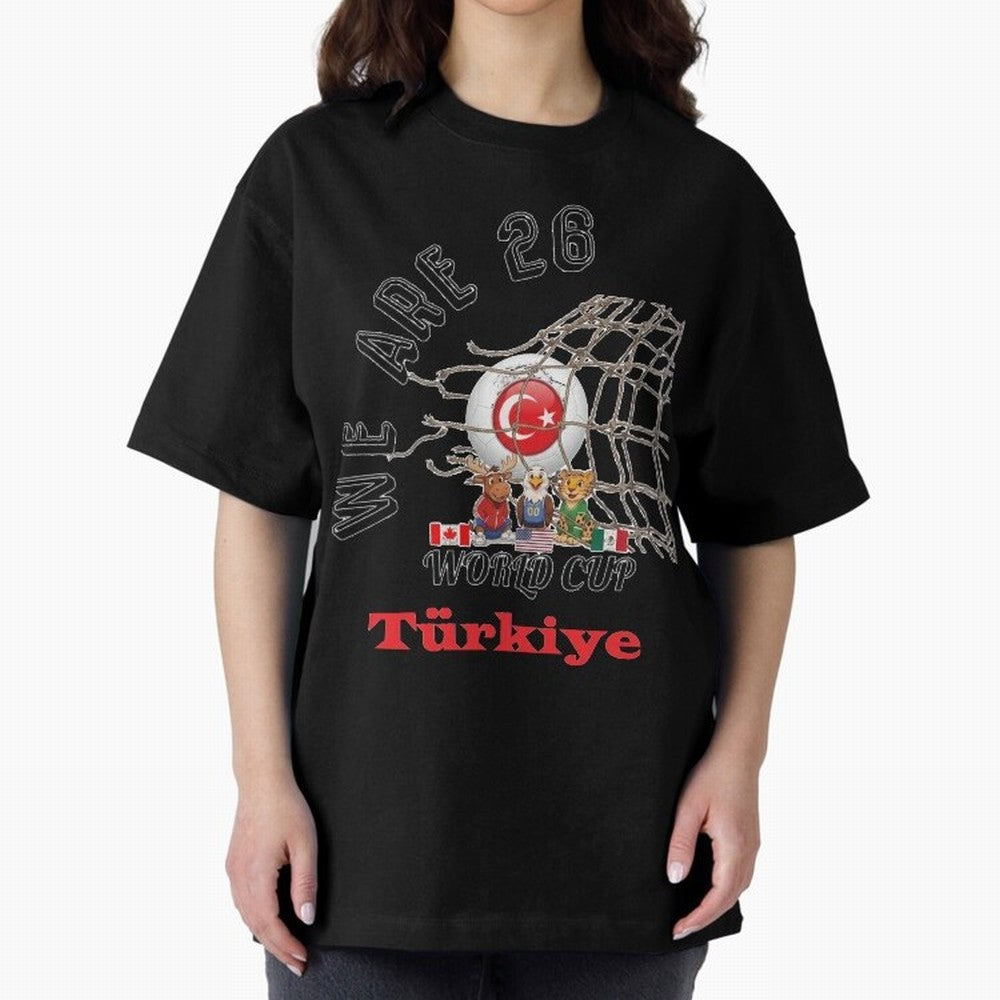 World cup 26 - Turkiye Classic T-Shirt Celebrate Soccer Greatness during FIFA World Cup 2026 USA Canada Mexico Capturing CR7 and Messi, Portugal Energy, Fan Favorite Moments, National Team Passion, Big Match Drama and Soccer History; Ideal for Fans
