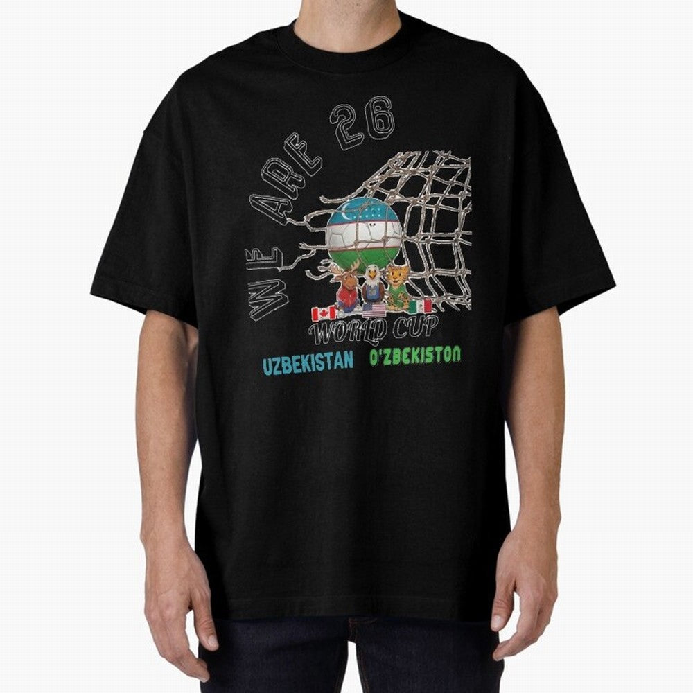 World cup 26 - Uzbekistan Classic T-Shirt Elevate Global Football Passion for FIFA World Cup 2026 USA Canada Mexico, Centered on Haaland, France and Portugal, Vintage Soccer Flavor, Modern Football Stars, National Flags and Final Night Emotion;