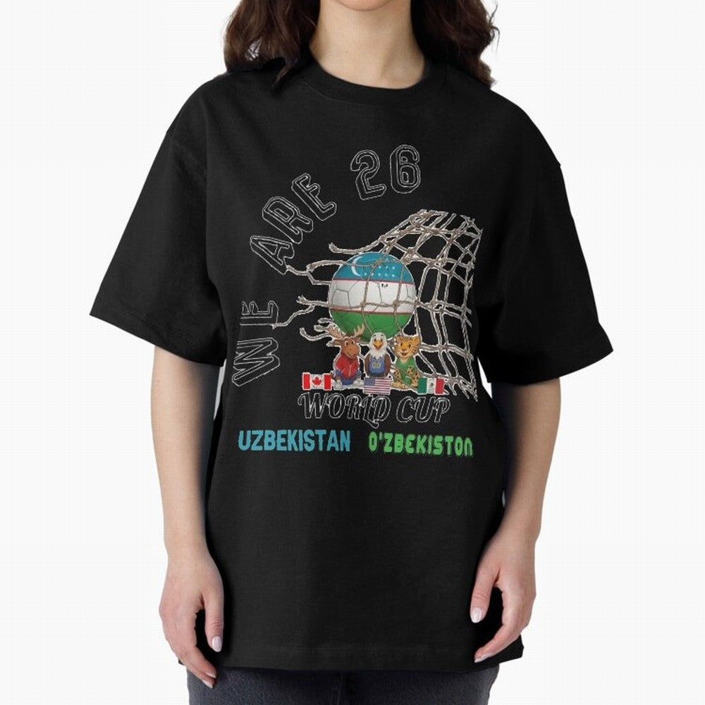 World cup 26 - Uzbekistan Classic T-Shirt Elevate Global Football Passion for FIFA World Cup 2026 USA Canada Mexico, Centered on Haaland, France and Portugal, Vintage Soccer Flavor, Modern Football Stars, National Flags and Final Night Emotion;