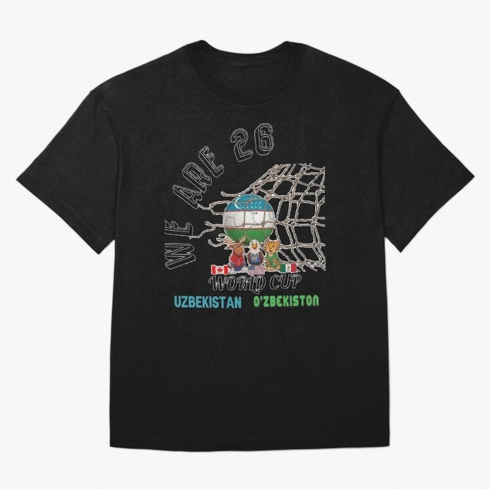World cup 26 - Uzbekistan Classic T-Shirt Elevate Global Football Passion for FIFA World Cup 2026 USA Canada Mexico, Centered on Haaland, France and Portugal, Vintage Soccer Flavor, Modern Football Stars, National Flags and Final Night Emotion;