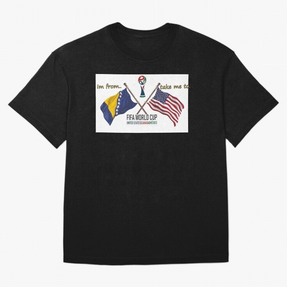 Bosnia and Herzegovina Classic T-Shirt Bring Bold Fan Energy to Match Day Hype around FIFA World Cup 2026, Neymar, Netherlands, Worldwide Fan Energy, Dramatic Goals, Stadium Lights and Championship Celebrations; Ideal for Passionate Fans Who Love