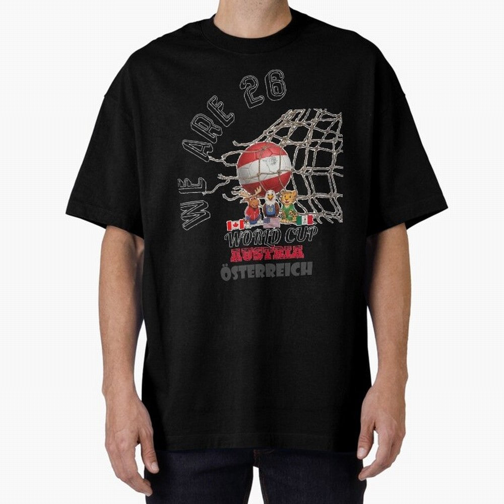 World cup 26 - Austria Classic T-Shirt Build FIFA World Cup 2026 USA Canada Mexico for Fans of Mbappe and Neymar and Portugal, Spain and Germany, Bringing Soccer Culture, Superstar Moments, National Team Dreams and Competitive Fire; Made for Die