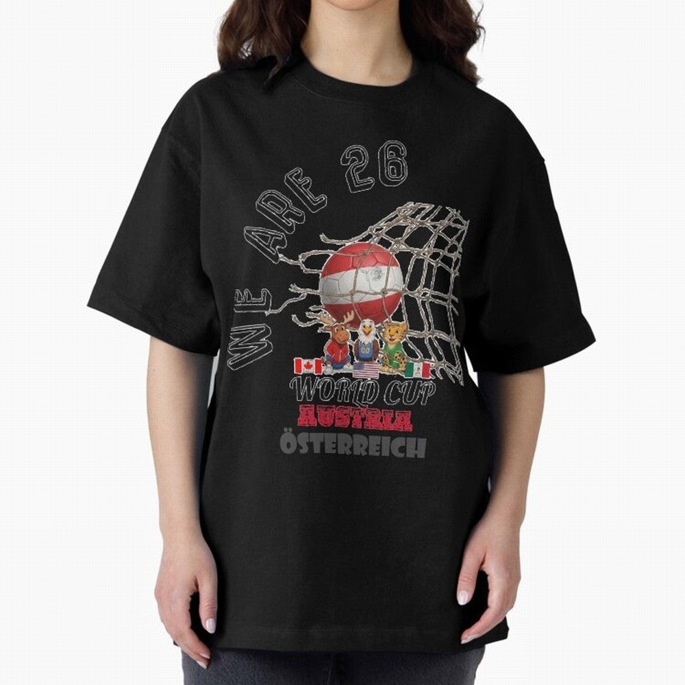World cup 26 - Austria Classic T-Shirt Build FIFA World Cup 2026 USA Canada Mexico for Fans of Mbappe and Neymar and Portugal, Spain and Germany, Bringing Soccer Culture, Superstar Moments, National Team Dreams and Competitive Fire; Made for Die