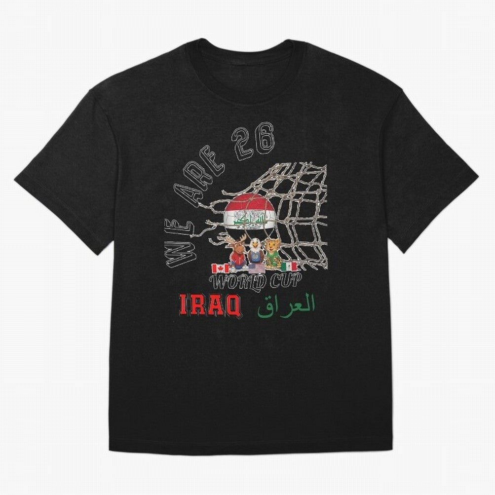 World cup 26 - Iraq Classic T-Shirt Turn Every Weekend Toward FIFA World Cup 2026 Group Stage Featuring CR7, Argentina and Brazil Energy, Football History, Final Match Energy, Crowd Noise and Once in a Lifetime Moments; Perfect for People Who Love