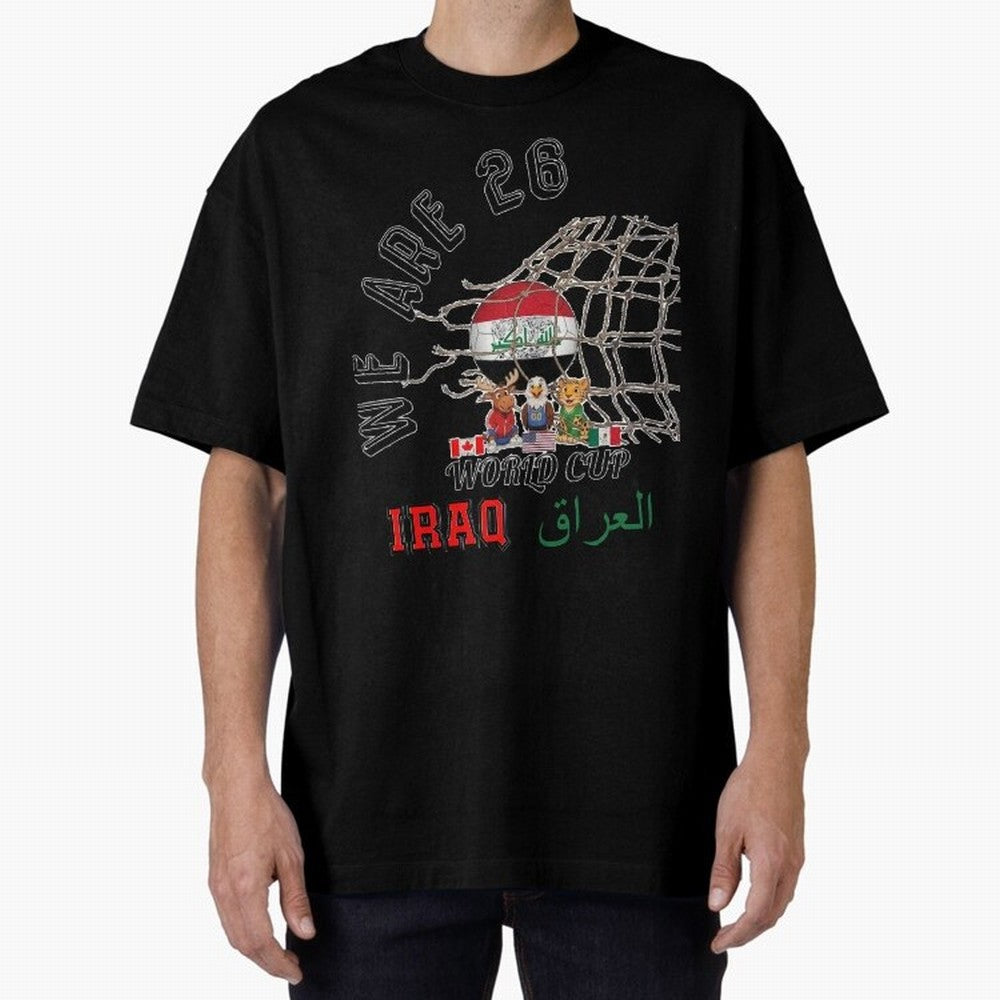 World cup 26 - Iraq Classic T-Shirt Turn Every Weekend Toward FIFA World Cup 2026 Group Stage Featuring CR7, Argentina and Brazil Energy, Football History, Final Match Energy, Crowd Noise and Once in a Lifetime Moments; Perfect for People Who Love