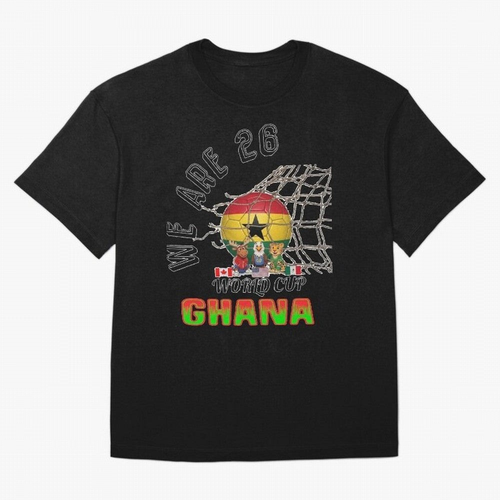 World cup 26 - Ghana Classic T-Shirt Celebrate Golden Goal Energy in Match Day Hype around FIFA World Cup 2026 USA Canada Mexico, Mbappe, England and Germany, Football Festival Excitement, Trophy Ambitions, Country Rivalries and Star Player Buzz;