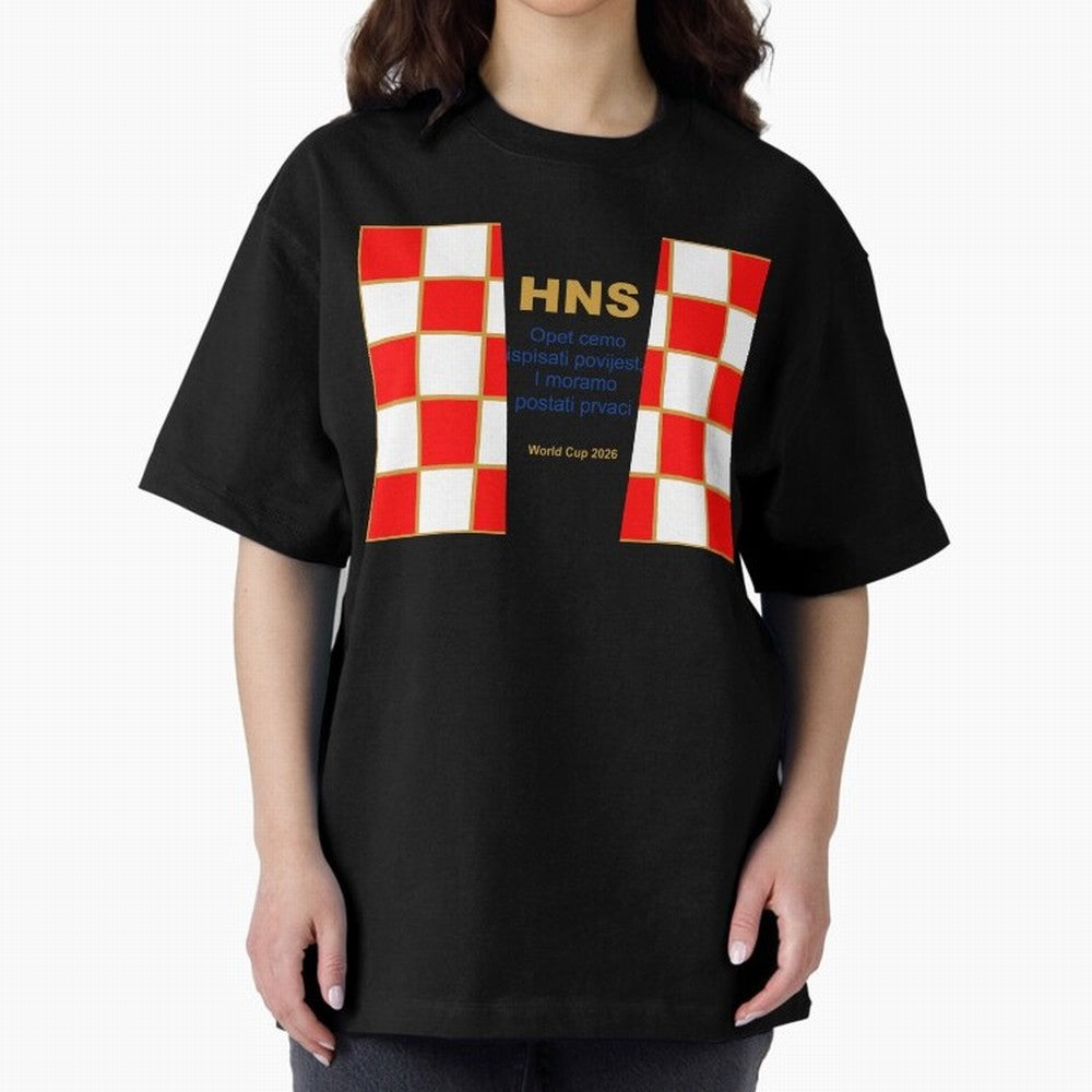 Croatia jersey with motto gold Classic T-Shirt Support FIFA World Cup 2026 USA Canada Mexico Filled with Cristiano Ronaldo, Haaland and CR7, Spain and Netherlands Energy, Soccer Culture, Superstar Moments, National Team Dreams and Competitive Fire;
