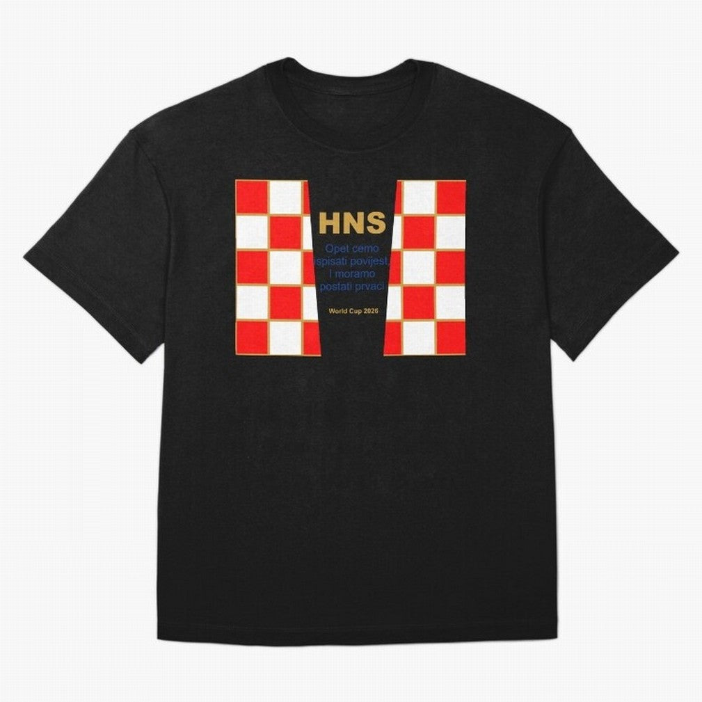Croatia jersey with motto gold Classic T-Shirt Support FIFA World Cup 2026 USA Canada Mexico Filled with Cristiano Ronaldo, Haaland and CR7, Spain and Netherlands Energy, Soccer Culture, Superstar Moments, National Team Dreams and Competitive Fire;