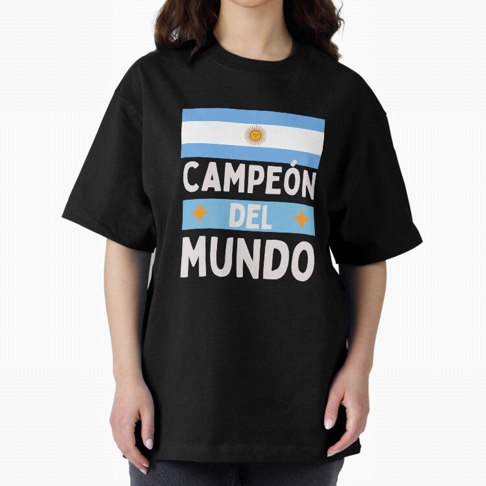 Argentina Campe¨®n del Mundo Classic T-Shirt Join the Countdown to Global Football Passion for FIFA World Cup 2026 Group Stage, with Messi and Cristiano Ronaldo, England, Stadium Chants, National Pride, Trophy Dreams and Unforgettable Football