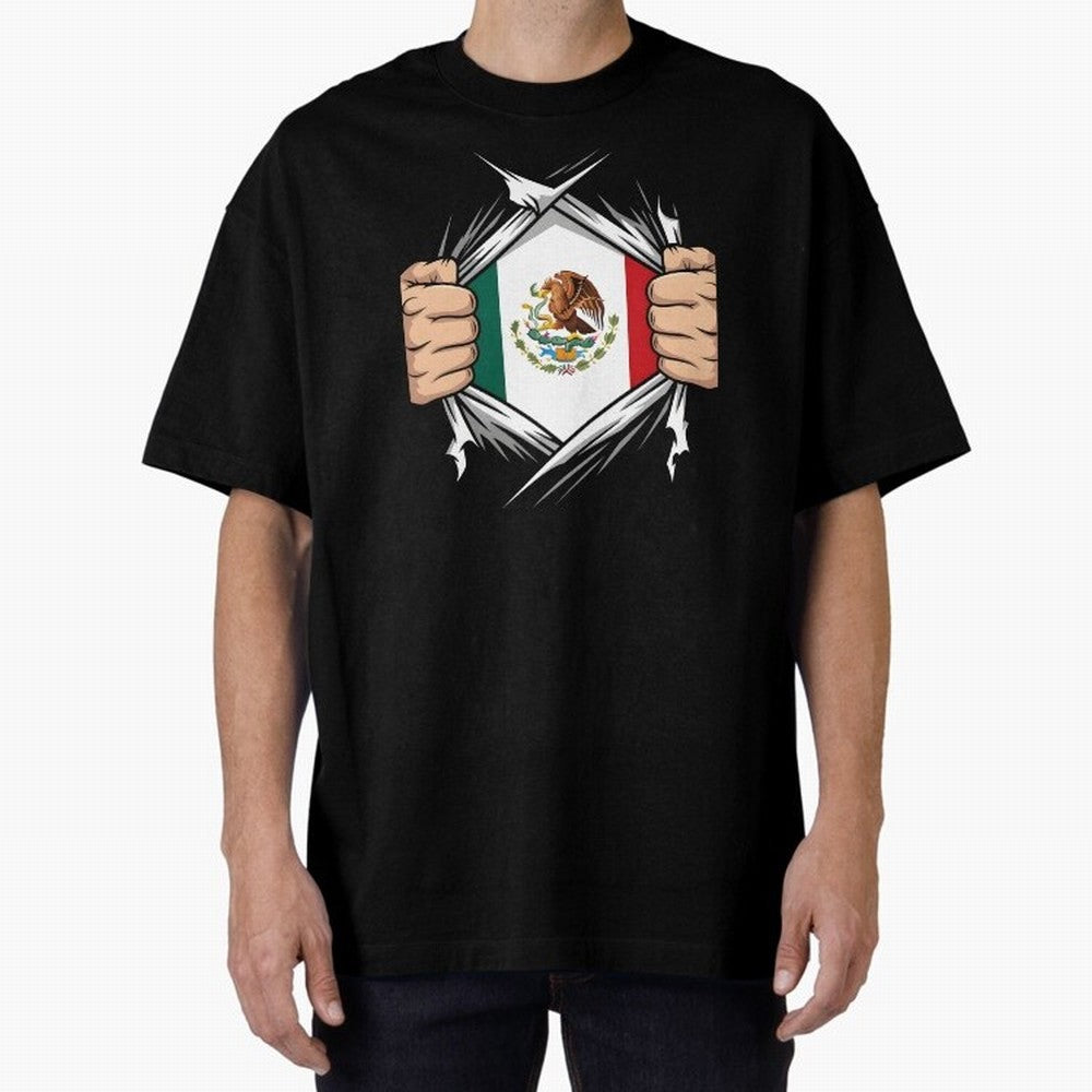 Mexico Flag Ripped Shirt Football Fan Classic T-Shirt Feel the Roar of the FIFA World Cup 2026 Group Stage Journey through CR7 Highlights, Brazil, Portugal and Argentina Pride, Match Day Excitement, Supporter Culture, Golden Goals and Global
