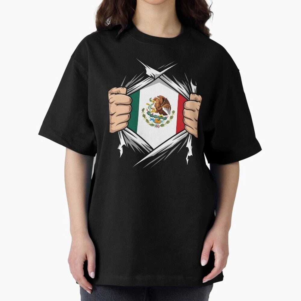 Mexico Flag Ripped Shirt Football Fan Classic T-Shirt Feel the Roar of the FIFA World Cup 2026 Group Stage Journey through CR7 Highlights, Brazil, Portugal and Argentina Pride, Match Day Excitement, Supporter Culture, Golden Goals and Global