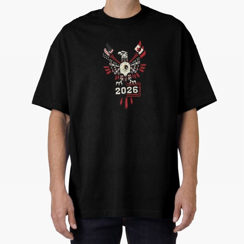 Rise of the North Eagle - Soccer Team Spirit 2026 T-Shirt_82784061 Classic T-Shirt Bring World Football Passion into FIFA World Cup 2026 USA Canada Mexico Spirit, Driven by Argentina, Mbappe and Neymar, Soccer Culture, Superstar Moments, National