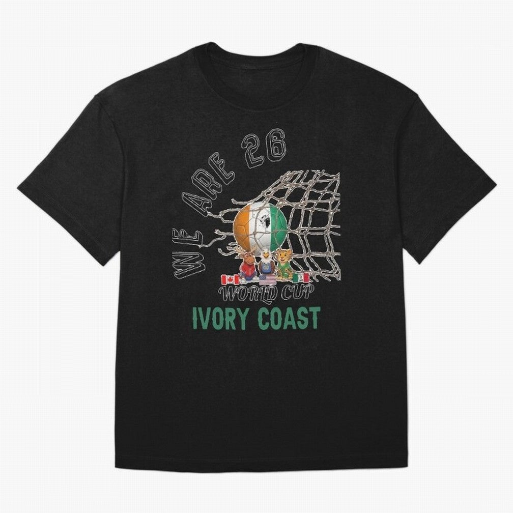 World cup 26 - Ivory Coast Classic T-Shirt Carry National Pride through FIFA World Cup 2026 Group Stage Spirit, Capturing Argentina, Mbappe and Neymar, Retro Football Energy, Iconic Rivalries, Trophy Chase Drama and Stadium Atmosphere; Built for