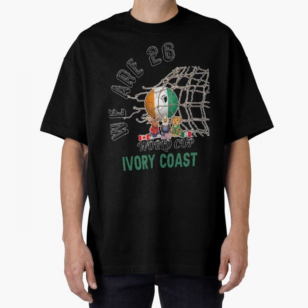 World cup 26 - Ivory Coast Classic T-Shirt Carry National Pride through FIFA World Cup 2026 Group Stage Spirit, Capturing Argentina, Mbappe and Neymar, Retro Football Energy, Iconic Rivalries, Trophy Chase Drama and Stadium Atmosphere; Built for