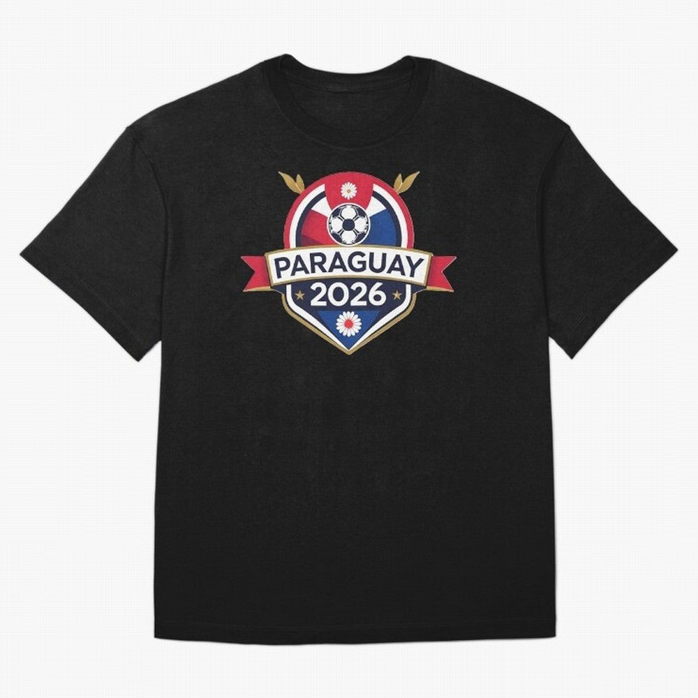 Paraguay WC2026 Classic T-Shirt Create the FIFA World Cup 2026 Group Stage Journey through CR7 and Messi Highlights, France Pride, Champion Mindset, Group Stage Buzz, Knockout Tension and Passionate Fan Culture; Perfect for Fans, Collectors, Family