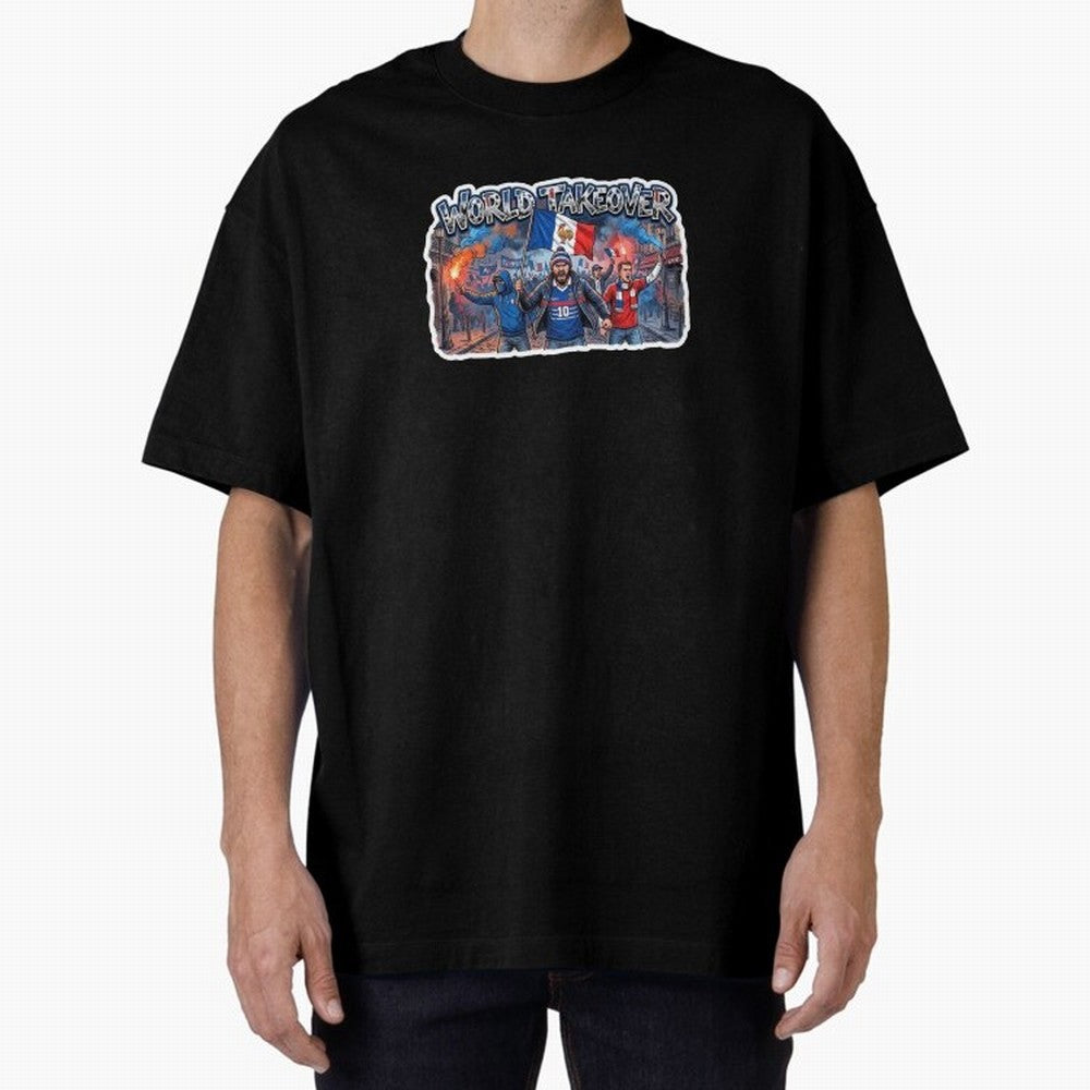 France Soccer Fans Street Power Sticker 2026 Football Supporters Classic T-Shirt Represent the Passion of Match Day Hype around FIFA World Cup 2026, Cristiano Ronaldo, Argentina and Brazil, Stadium Chants, National Pride, Trophy Dreams and