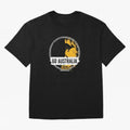 Golden Green Kangaroo Emblem Go Australia 2026 Supporter Design T-Shirt_83662099 Classic T-Shirt Celebrate Global Passion for FIFA World Cup 2026 Centered on Messi and Cristiano Ronaldo, Spain Energy, Worldwide Fan Energy, Dramatic Goals, Stadium