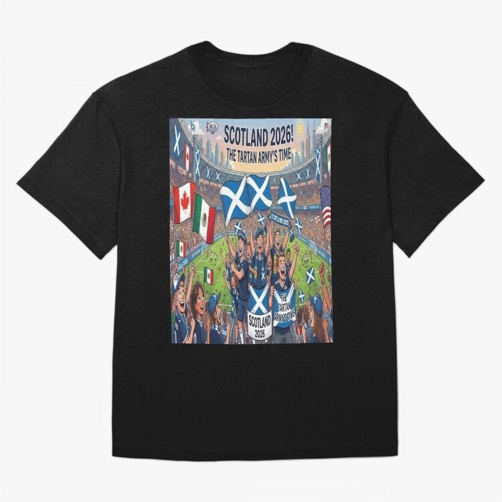 Scotland World Cup 2026 - Stadium Classic T-Shirt Show Match Day Excitement for FIFA World Cup 2026 for Fans of Mbappe and Neymar and Argentina, Bringing Stadium Memories, Football Loyalty, International Chants and Championship Tradition; Ideal for