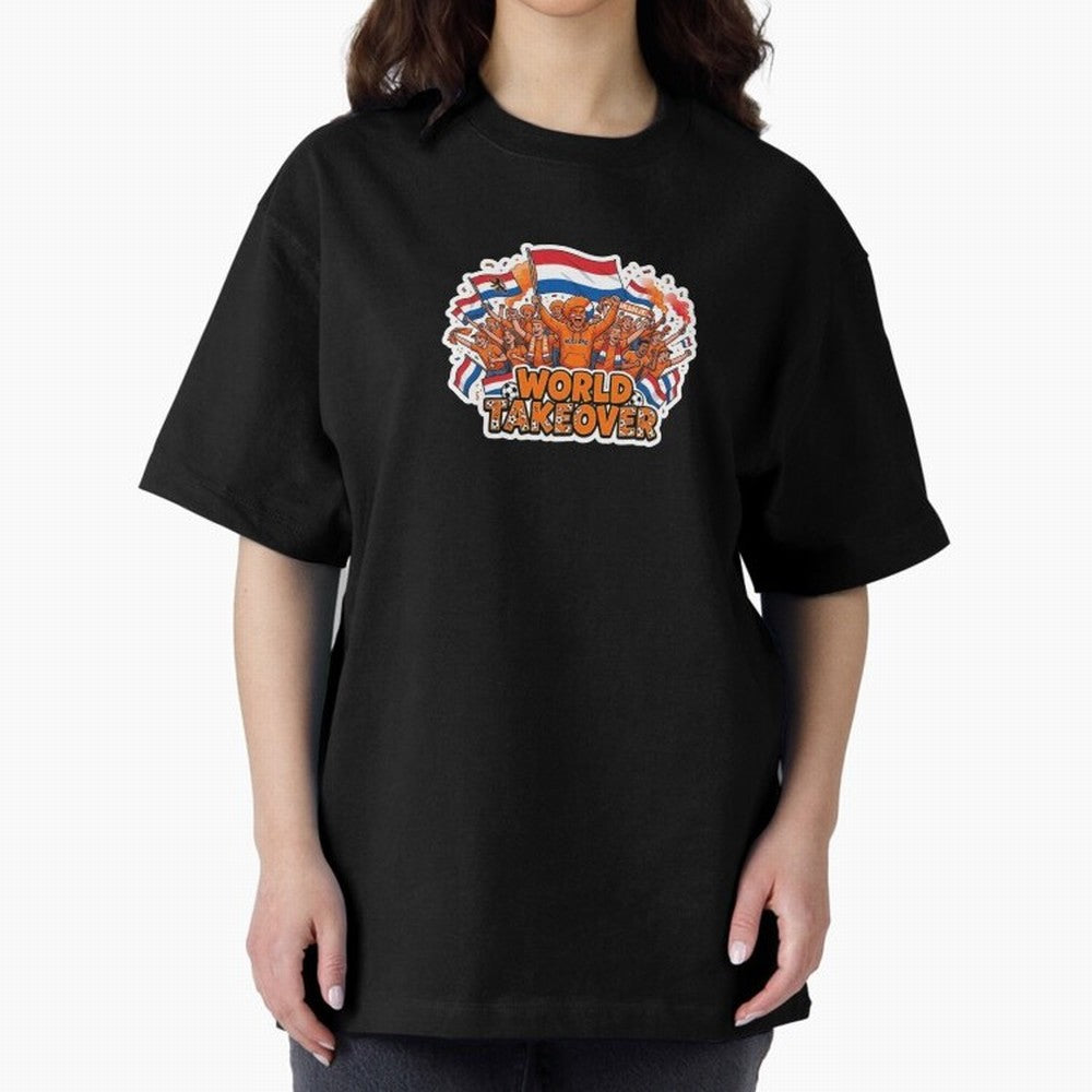 Netherlands Soccer Fans Orange Power Sticker 2026 Football Supporters Classic T-Shirt Represent Global Football Passion for FIFA World Cup 2026 USA Canada Mexico, Made for Messi and Cristiano Ronaldo, England, France and Netherlands, Game Day