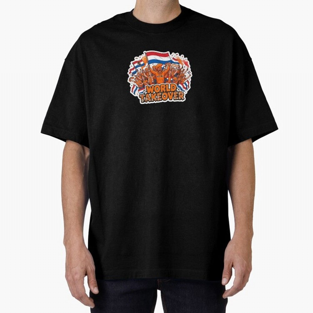 Netherlands Soccer Fans Orange Power Sticker 2026 Football Supporters Classic T-Shirt Represent Global Football Passion for FIFA World Cup 2026 USA Canada Mexico, Made for Messi and Cristiano Ronaldo, England, France and Netherlands, Game Day
