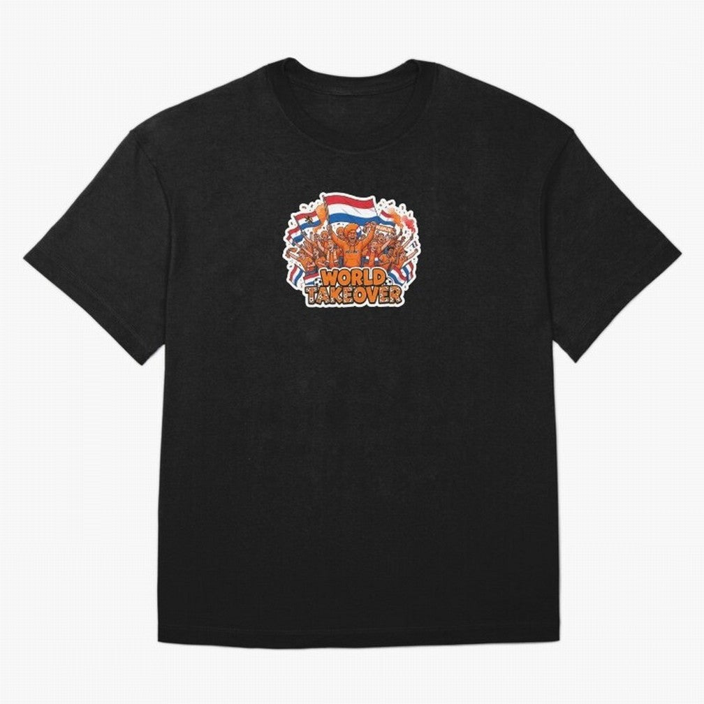 Netherlands Soccer Fans Orange Power Sticker 2026 Football Supporters Classic T-Shirt Represent Global Football Passion for FIFA World Cup 2026 USA Canada Mexico, Made for Messi and Cristiano Ronaldo, England, France and Netherlands, Game Day