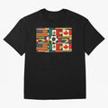 North American Football Flags World Cup Inspired Classic T-Shirt Bring a Vintage Feel to the FIFA World Cup 2026 Journey through Messi, CR7 and Mbappe Highlights, England and Germany Pride, Fan Favorite Moments, National Team Passion, Big Match