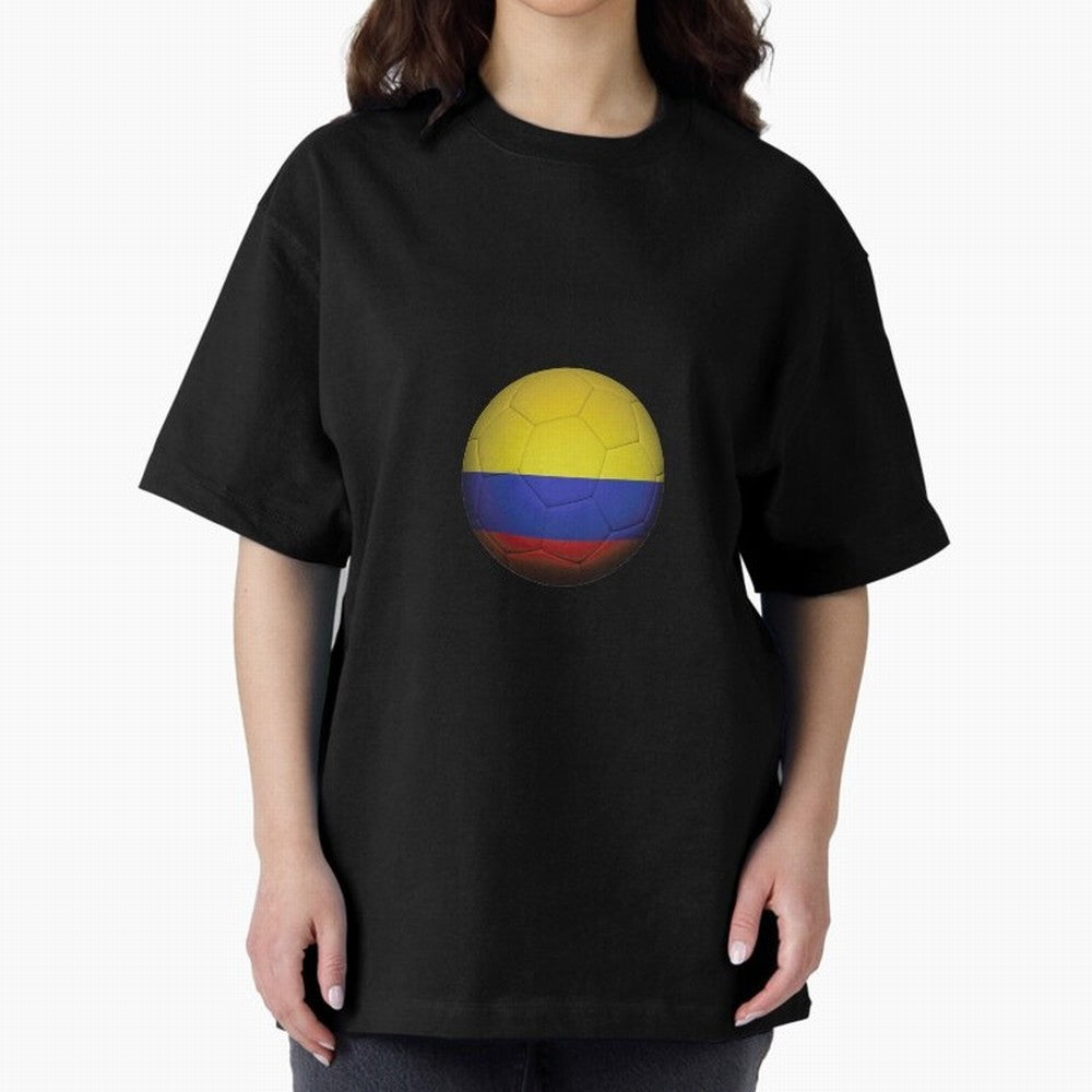 Colombia Ball Classic T-Shirt Back the Journey through Match Day Hype around FIFA World Cup 2026 USA Canada Mexico, Messi and Cristiano Ronaldo, Netherlands, Sports Nostalgia, International Competition, Famous Players and Unforgettable Victories;