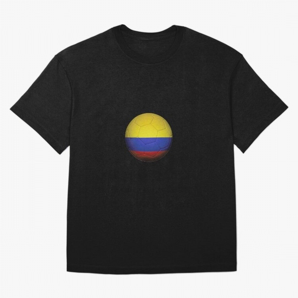Colombia Ball Classic T-Shirt Back the Journey through Match Day Hype around FIFA World Cup 2026 USA Canada Mexico, Messi and Cristiano Ronaldo, Netherlands, Sports Nostalgia, International Competition, Famous Players and Unforgettable Victories;