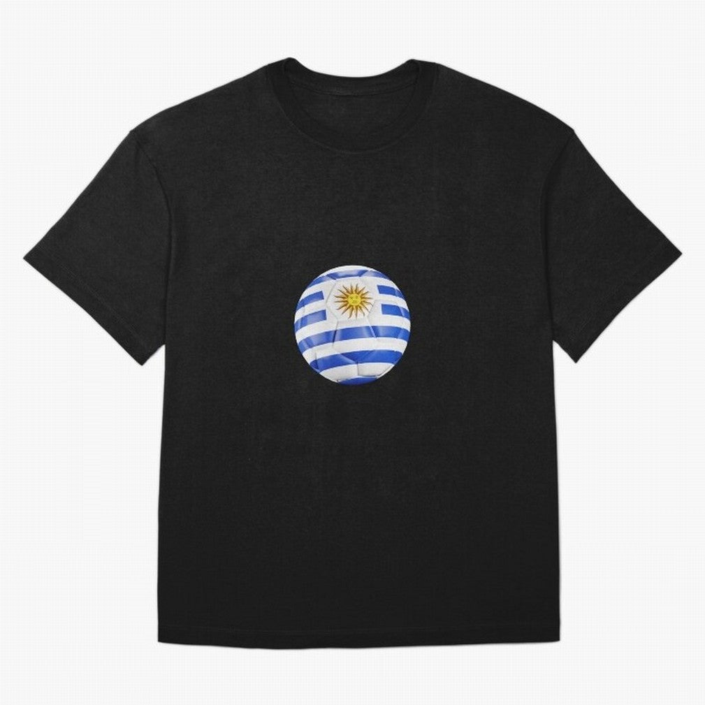 Uruguay Ball Classic T-Shirt Refresh Global Football Passion for FIFA World Cup 2026 USA Canada Mexico, with Messi, Neymar and Mbappe, England, France and Netherlands, Match Day Excitement, Supporter Culture, Golden Goals and Global Football