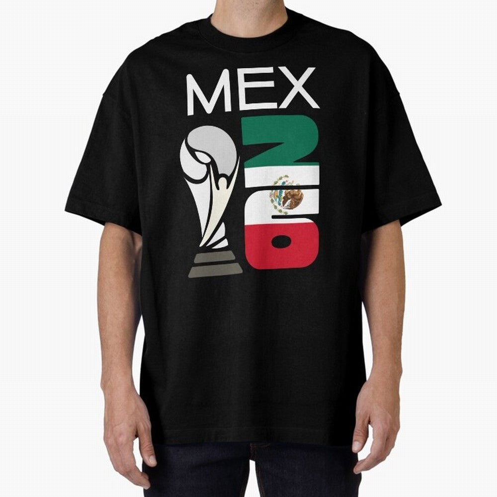 Mexico 2026 Soccer World Cup Trophy Mexican Flag Design Classic T-Shirt Show Your Stadium Side during FIFA World Cup 2026 for Fans of Haaland and Argentina and Brazil, Bringing Worldwide Fan Energy, Dramatic Goals, Stadium Lights and Championship