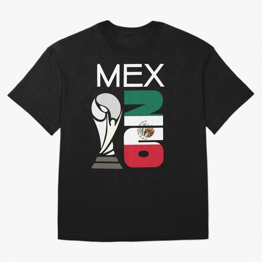 Mexico 2026 Soccer World Cup Trophy Mexican Flag Design Classic T-Shirt Show Your Stadium Side during FIFA World Cup 2026 for Fans of Haaland and Argentina and Brazil, Bringing Worldwide Fan Energy, Dramatic Goals, Stadium Lights and Championship