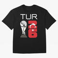Turkey 2026 Soccer World Cup Trophy Turkish Flag Design Classic T-Shirt Celebrate the Stars of FIFA World Cup 2026 USA Canada Mexico for Fans of Neymar and Argentina, France and Brazil, Bringing Stadium Chants, National Pride, Trophy Dreams and