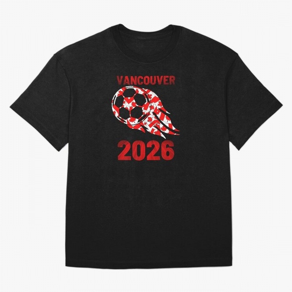 Vancouver Canada 2026 World Cup Soccer #8 Classic T-Shirt Bring Champion Energy into Global Football Passion for FIFA World Cup 2026 USA Canada Mexico, Capturing Neymar, Portugal, Football History, Final Match Energy, Crowd Noise and Once in a
