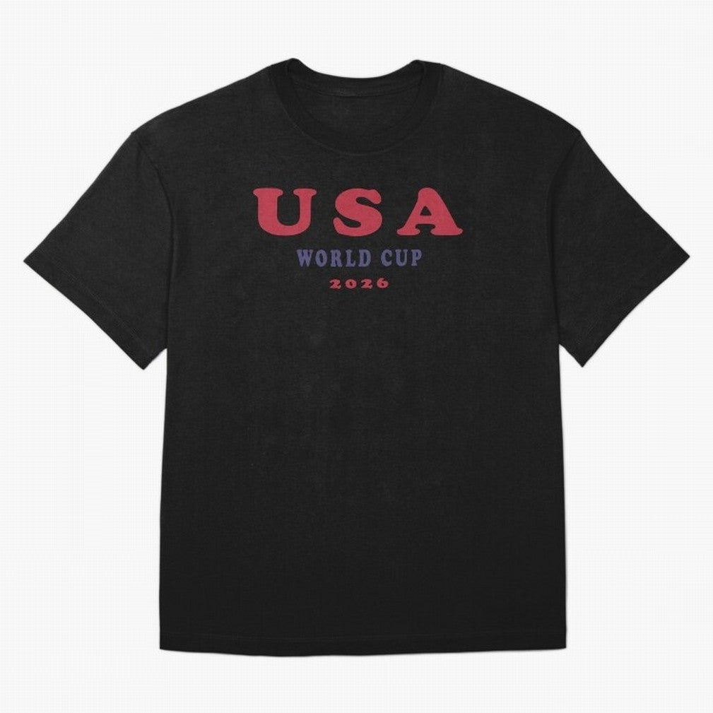 USA World Cup 2026 Soccer Fan Shirt | American Flag Football Retro Patriotic Design Classic T-Shirt Support Your Favorite Stars during FIFA World Cup 2026 USA Canada Mexico for Fans of Neymar and Portugal, Spain and Germany, Bringing Soccer