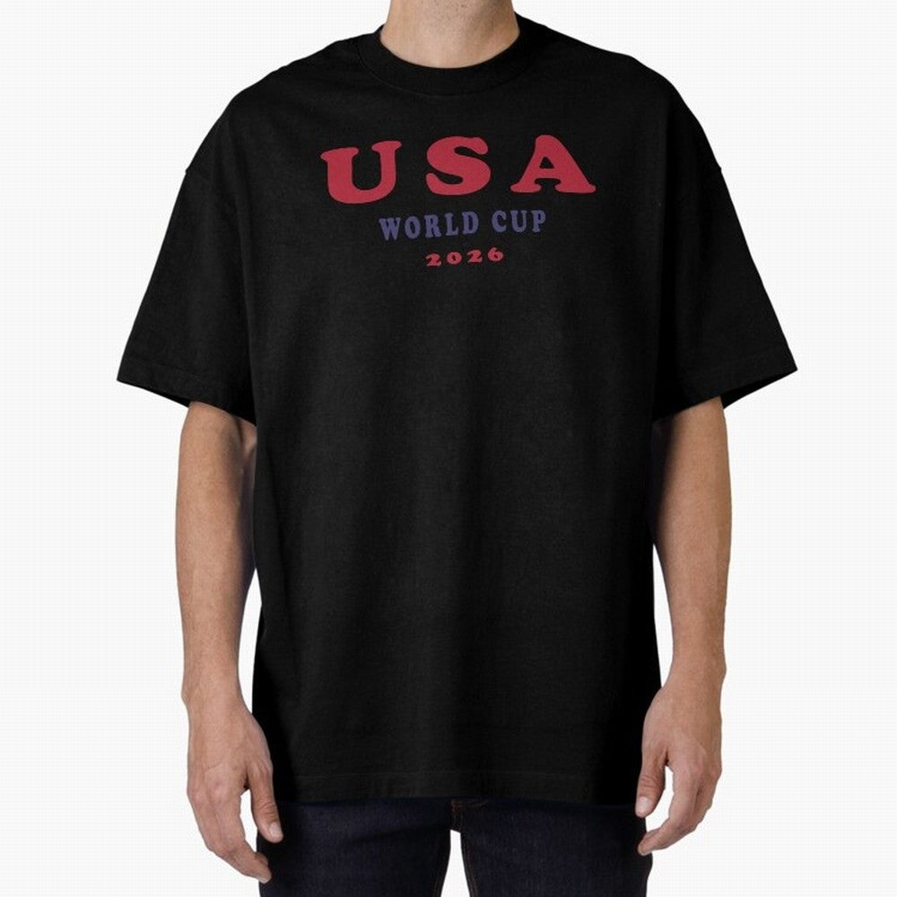 USA World Cup 2026 Soccer Fan Shirt | American Flag Football Retro Patriotic Design Classic T-Shirt Support Your Favorite Stars during FIFA World Cup 2026 USA Canada Mexico for Fans of Neymar and Portugal, Spain and Germany, Bringing Soccer