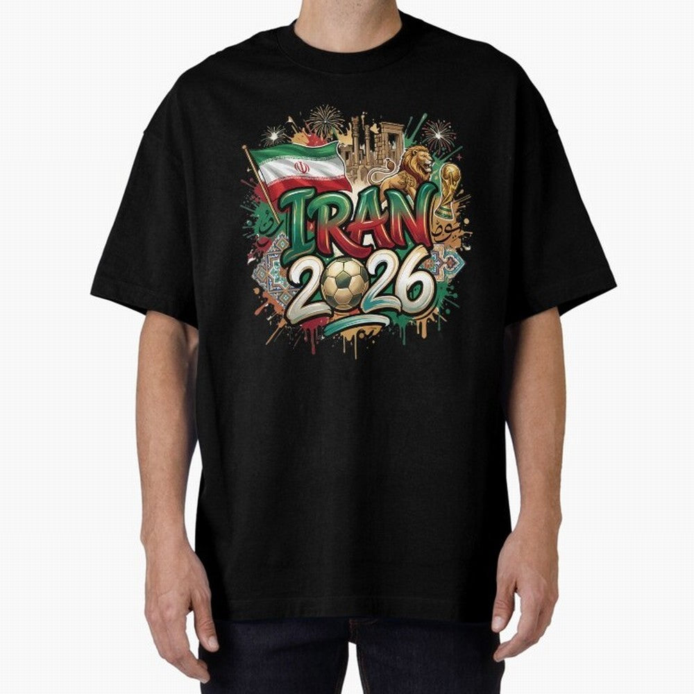 Iran World Cup 2026 Football Legacy Classic T-Shirt Get Ready for Global Football Passion for FIFA World Cup 2026, Made for Neymar, Haaland and Cristiano Ronaldo, France, Sports Nostalgia, International Competition, Famous Players and Unforgettable