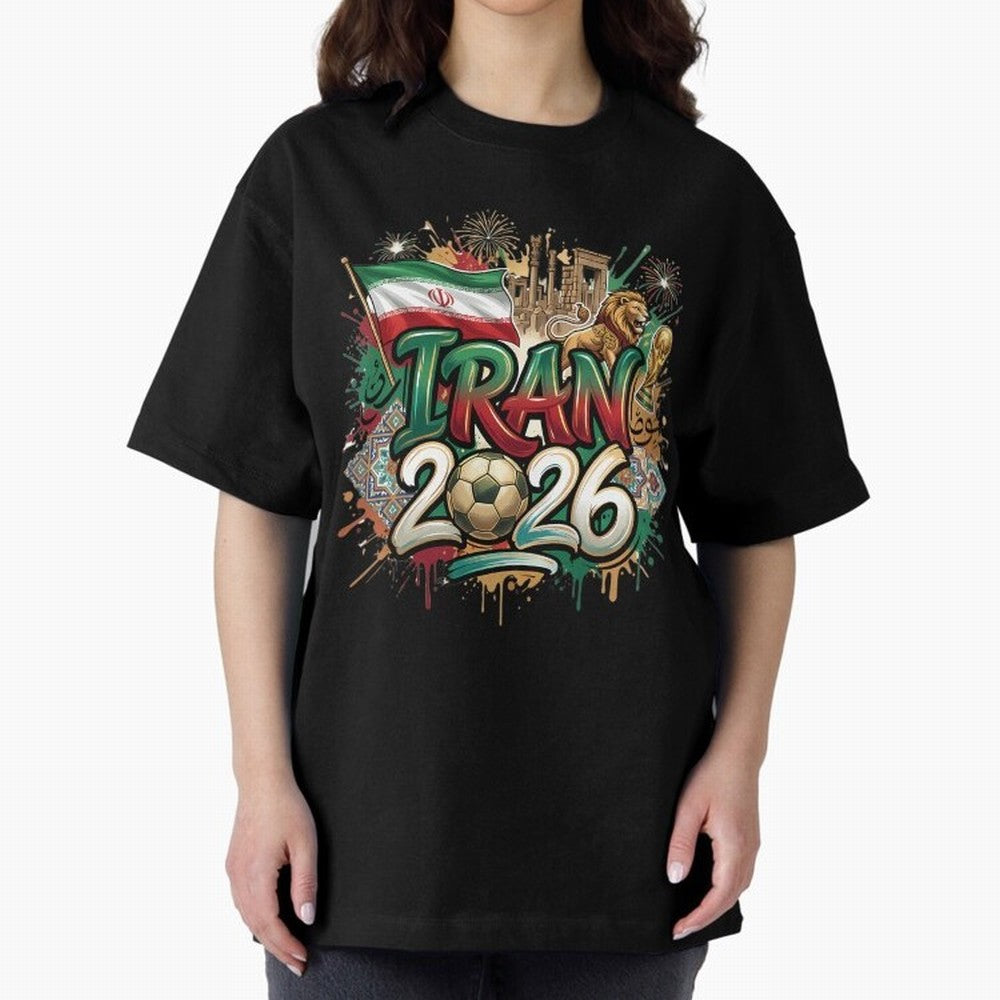 Iran World Cup 2026 Football Legacy Classic T-Shirt Get Ready for Global Football Passion for FIFA World Cup 2026, Made for Neymar, Haaland and Cristiano Ronaldo, France, Sports Nostalgia, International Competition, Famous Players and Unforgettable