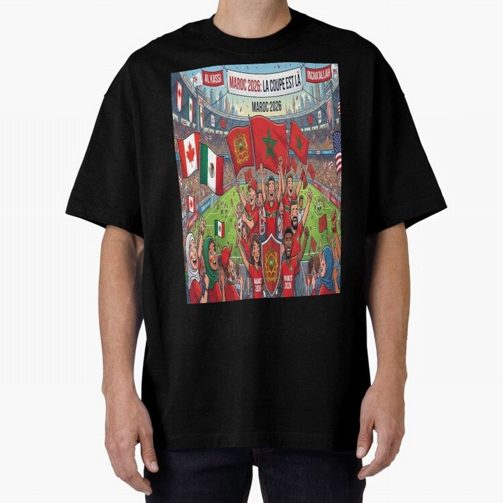 Morocco World Cup 2026 - Stadium Classic T-Shirt Turn Football Passion into Match Day Hype around FIFA World Cup 2026 Group Stage, Haaland, Spain and Netherlands, Stadium Chants, National Pride, Trophy Dreams and Unforgettable Football Memories;