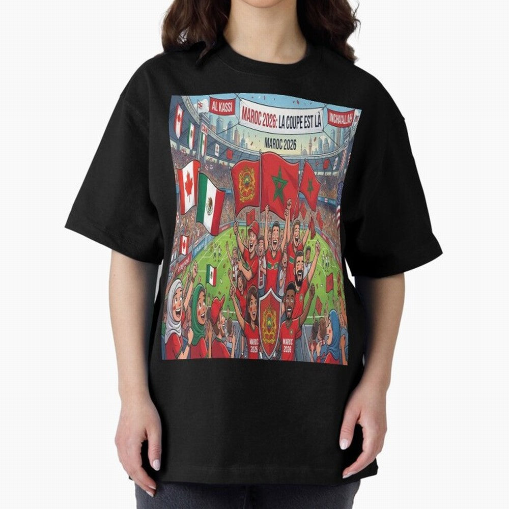 Morocco World Cup 2026 - Stadium Classic T-Shirt Turn Football Passion into Match Day Hype around FIFA World Cup 2026 Group Stage, Haaland, Spain and Netherlands, Stadium Chants, National Pride, Trophy Dreams and Unforgettable Football Memories;