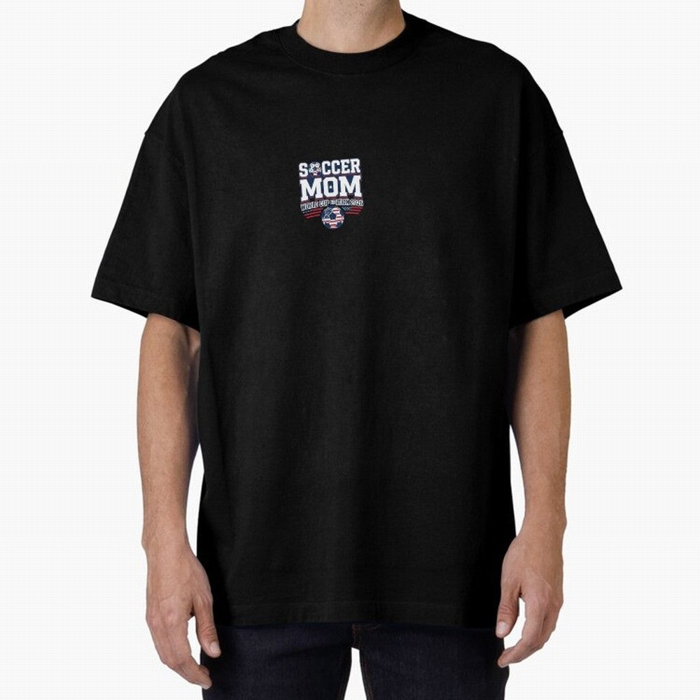 Soccer Mom World Cup Bold Text | 2026 Football Mom Classic T-Shirt Enjoy FIFA World Cup 2026 for Fans of Haaland and Mbappe and England, France and Netherlands, Bringing Goal Celebration Energy, Supporter Heritage, Football Icons and Worldwide
