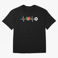Portugal Football Heartbeat | Sele??o Das Quinas Soccer Fan Classic T-Shirt Enjoy the FIFA World Cup 2026 Group Stage Journey through Neymar, Haaland and Cristiano Ronaldo Highlights, Spain Pride, Tournament Hype, Historic Matchups, Family Viewing