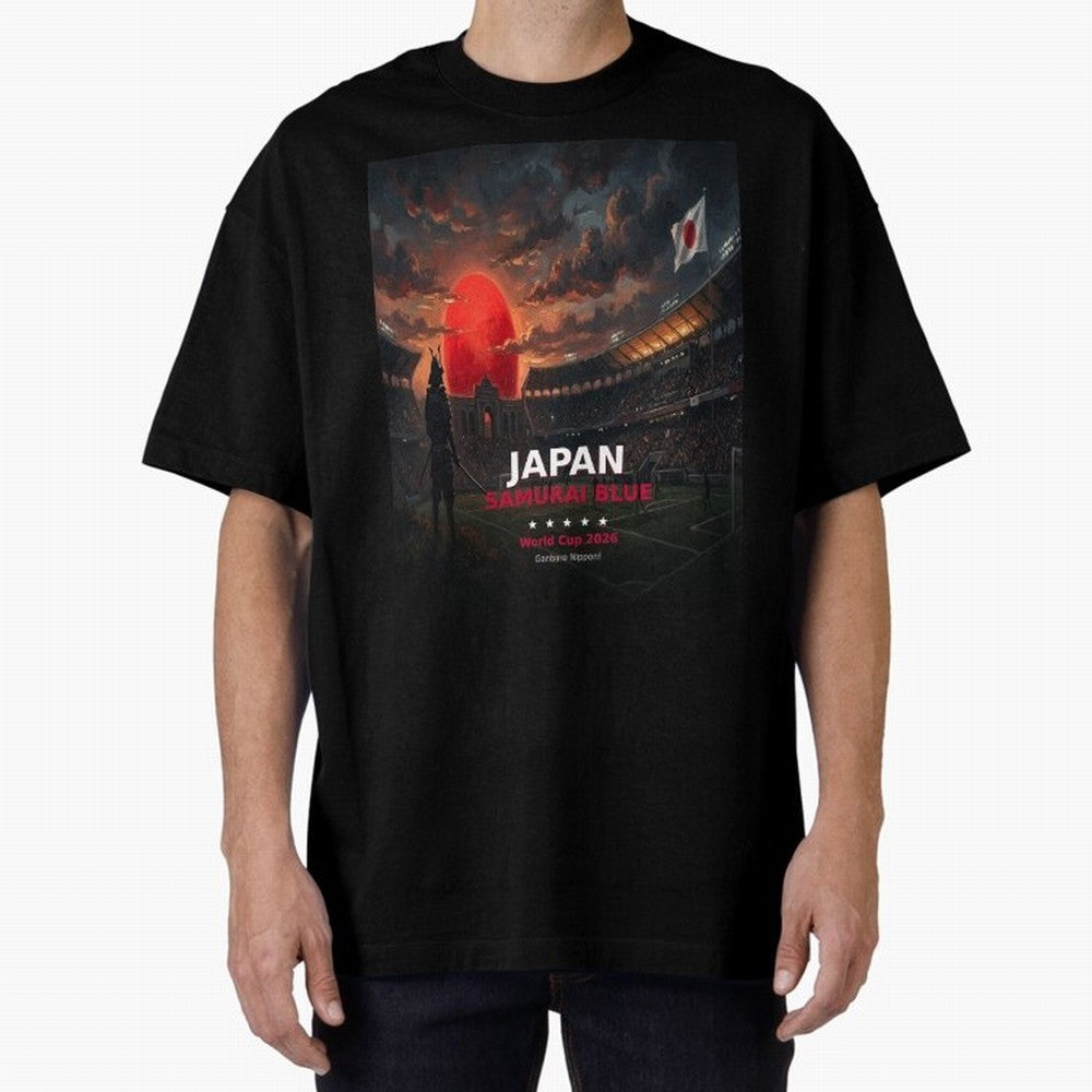 Japan Samurai Blue - World Cup 2026 Soccer Fan Tee Classic T-Shirt Unlock the FIFA World Cup 2026 Group Stage Journey through Mbappe Highlights, Argentina and Brazil Pride, Retro Football Energy, Iconic Rivalries, Trophy Chase Drama and Stadium
