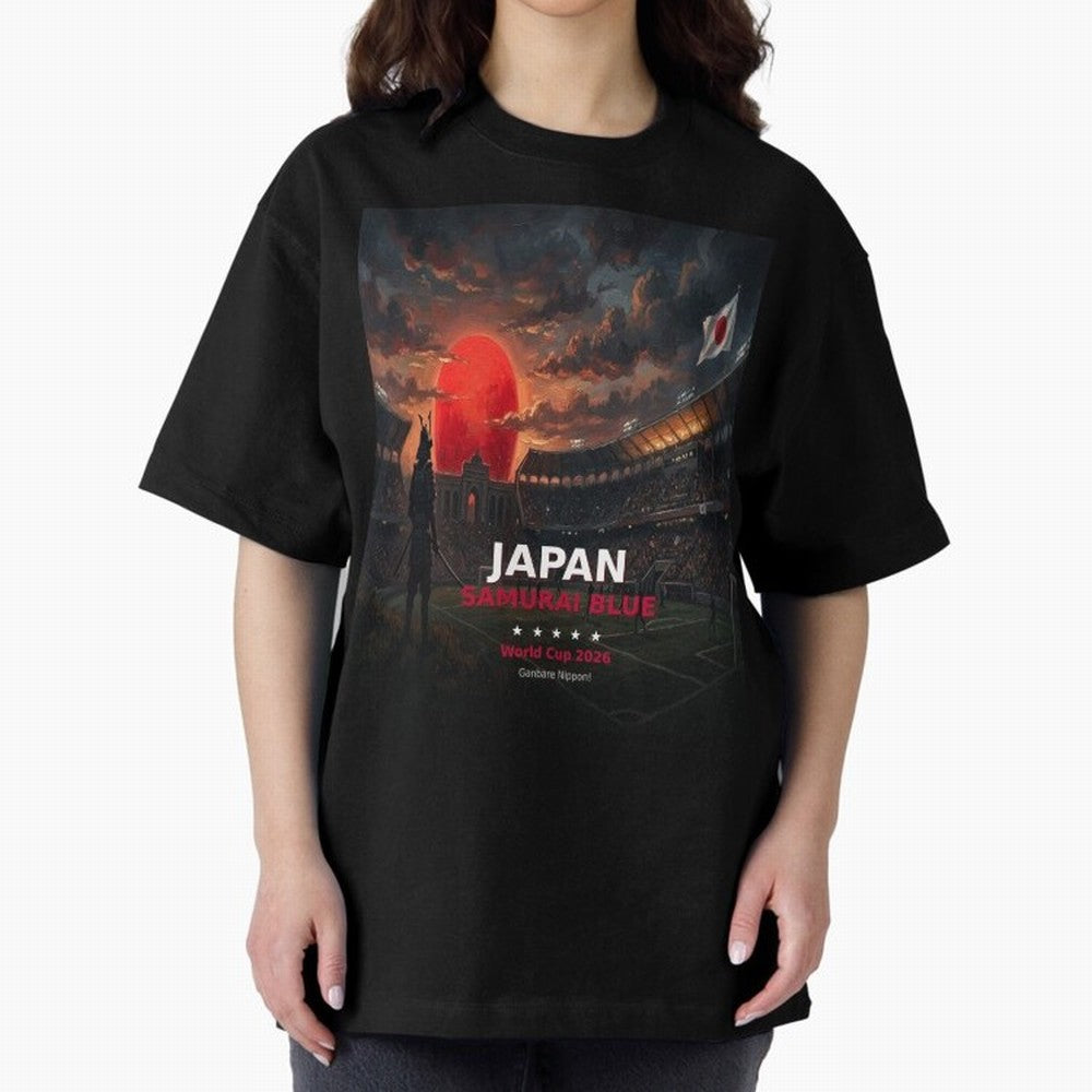 Japan Samurai Blue - World Cup 2026 Soccer Fan Tee Classic T-Shirt Unlock the FIFA World Cup 2026 Group Stage Journey through Mbappe Highlights, Argentina and Brazil Pride, Retro Football Energy, Iconic Rivalries, Trophy Chase Drama and Stadium