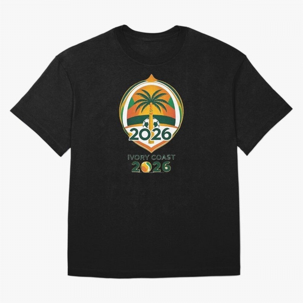 Ivory Coast 2026 Classic T-Shirt Show Up for the Glory of FIFA World Cup 2026 USA Canada Mexico for Fans of Cristiano Ronaldo and Spain, Bringing Championship Spirit, Famous Goals, Roaring Crowds and International Football Unity; Perfect for