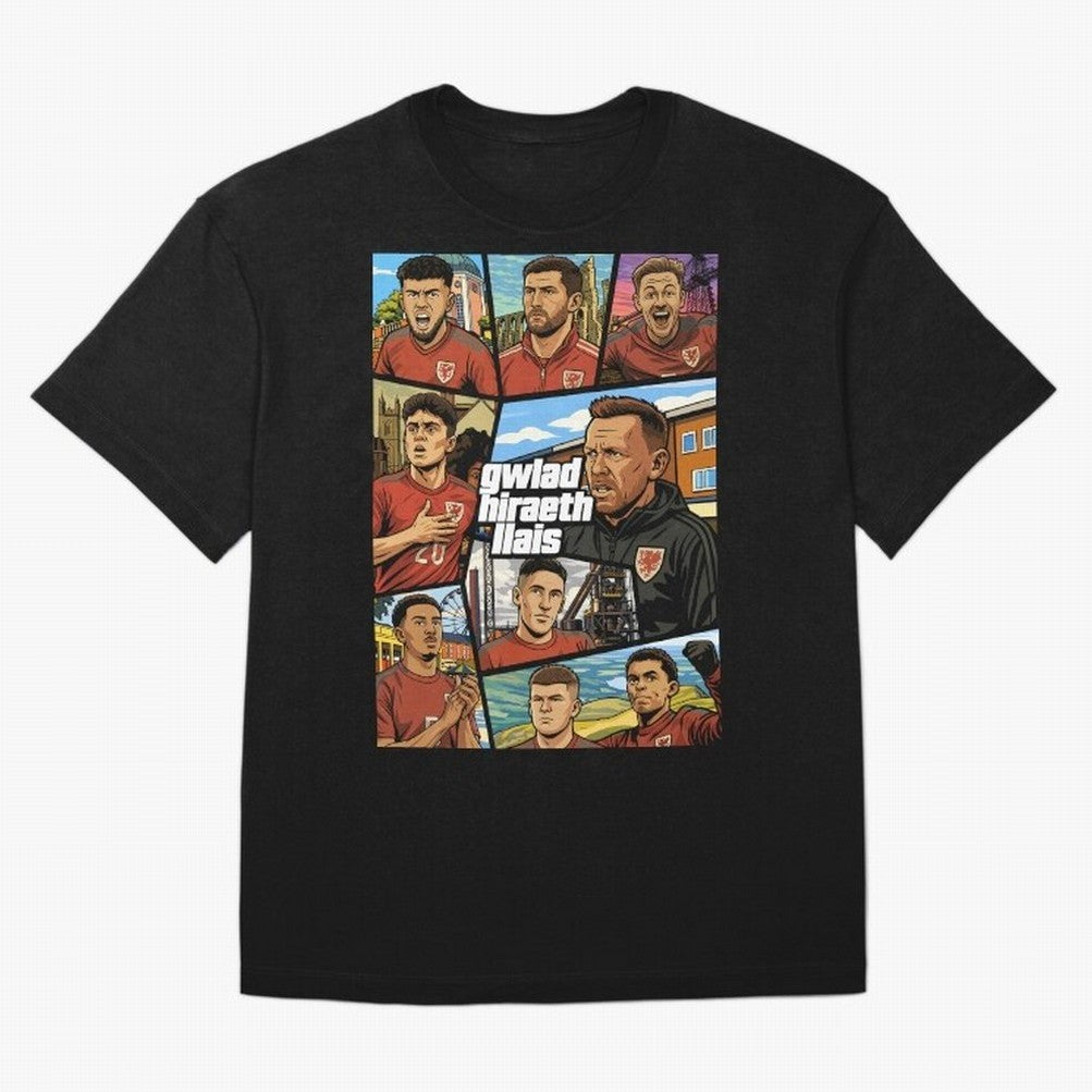 GTA Cymru Classic T-Shirt Experience the Global Stage of FIFA World Cup 2026 USA Canada Mexico Capturing Messi and Cristiano Ronaldo, Brazil, Portugal and Argentina Energy, Fan Favorite Moments, National Team Passion, Big Match Drama and Soccer