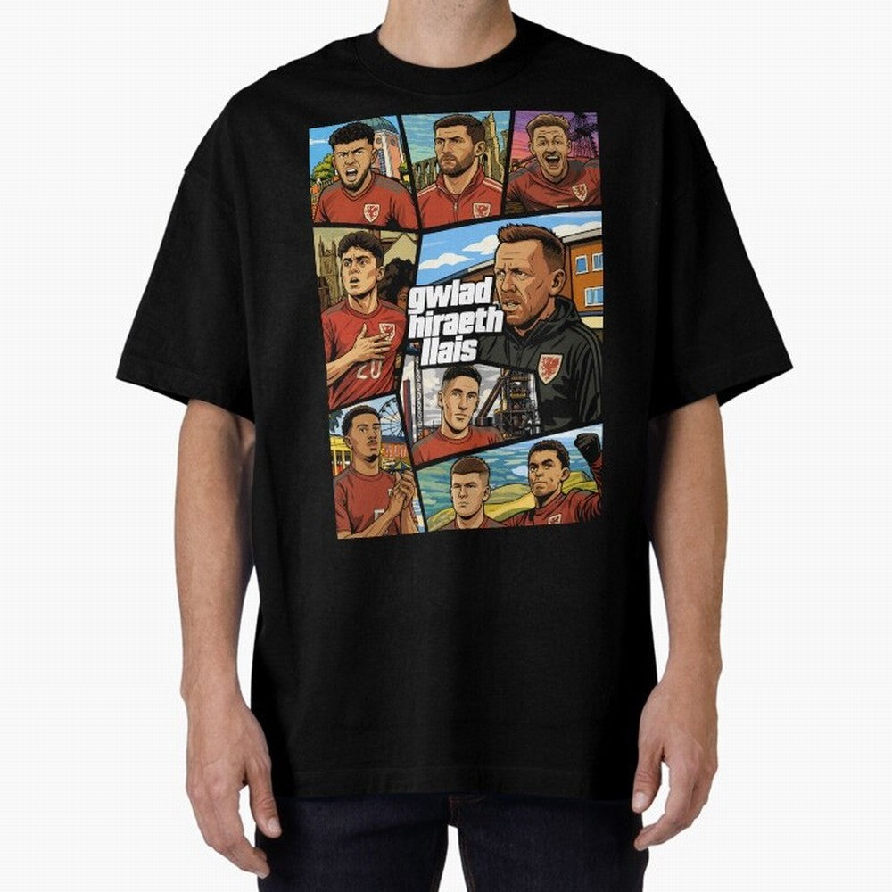 GTA Cymru Classic T-Shirt Experience the Global Stage of FIFA World Cup 2026 USA Canada Mexico Capturing Messi and Cristiano Ronaldo, Brazil, Portugal and Argentina Energy, Fan Favorite Moments, National Team Passion, Big Match Drama and Soccer