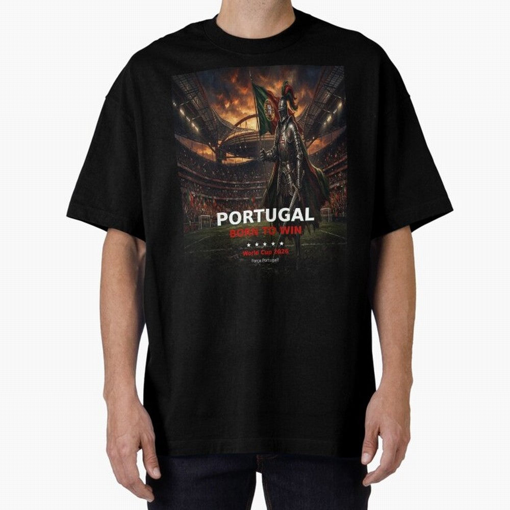 Portugal Born to Win - World Cup 2026 Soccer Fan Tee Classic T-Shirt Feel FIFA World Cup 2026 USA Canada Mexico Spirit, Driven by Brazil, Haaland, Retro Football Energy, Iconic Rivalries, Trophy Chase Drama and Stadium Atmosphere; Ideal for Fans